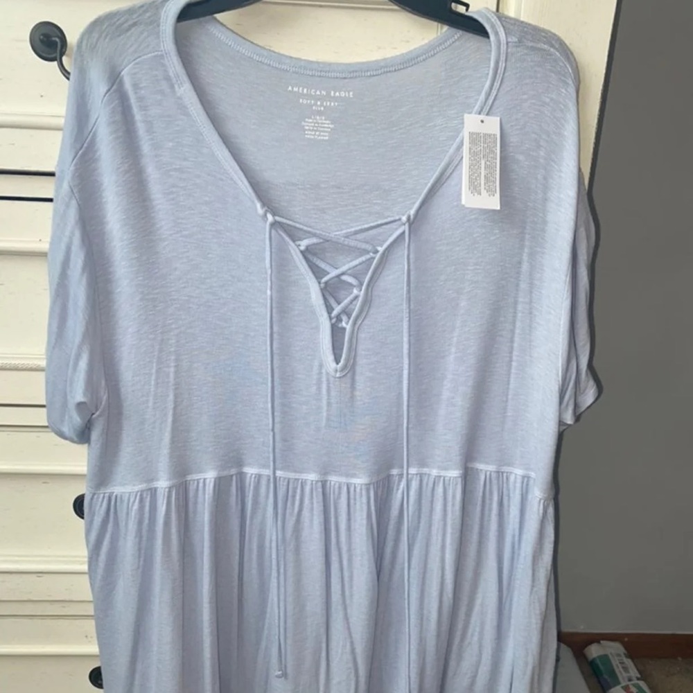 American eagle peplum top